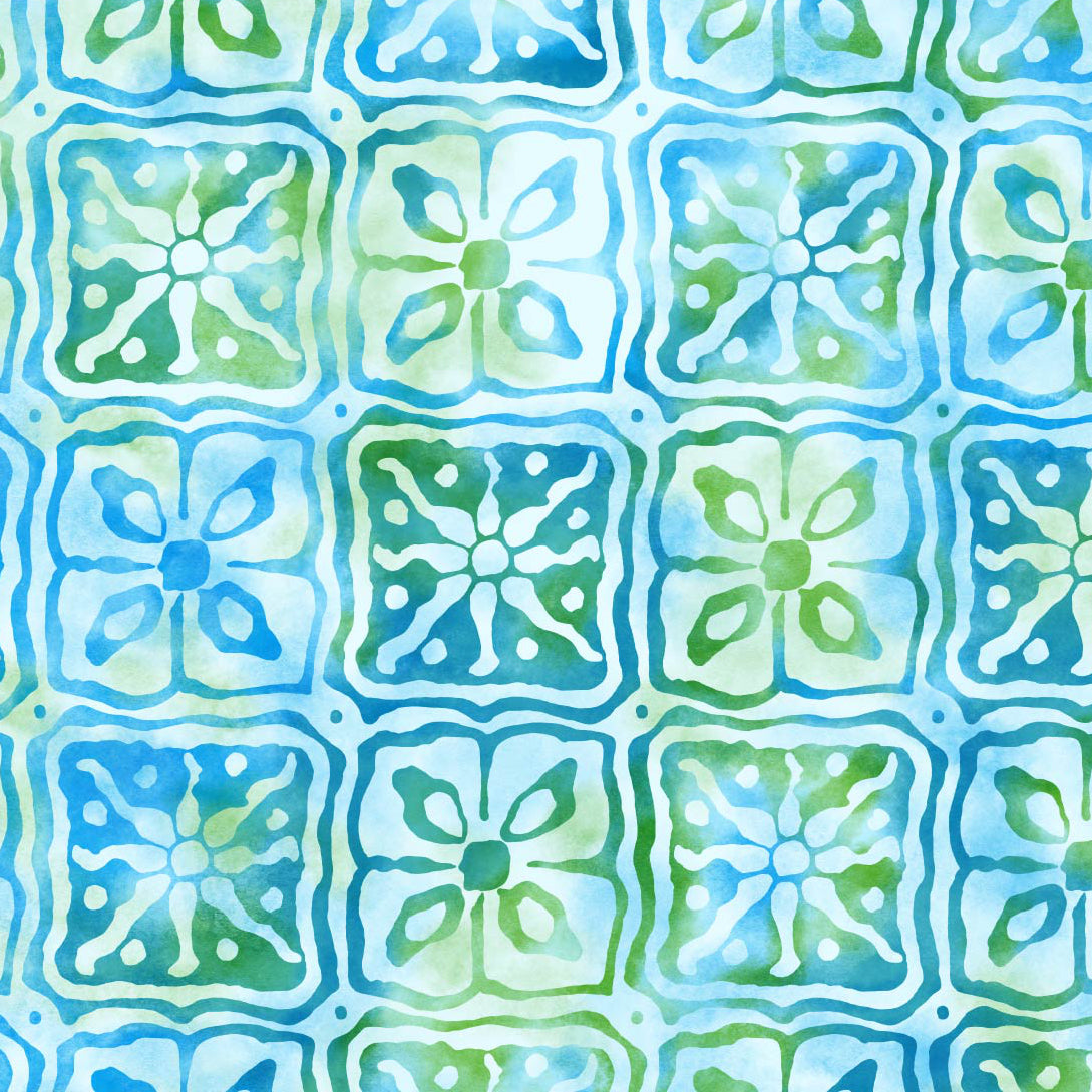 Kathy Print Long Sleeve Mock Neck Top – 10871